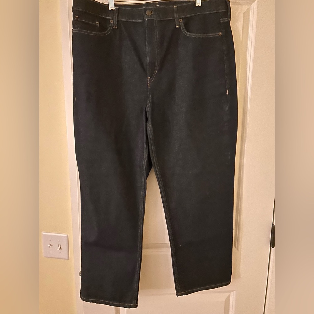 Women’s Banana Republic Dark Rinse Straight Leg Blue Jeans
